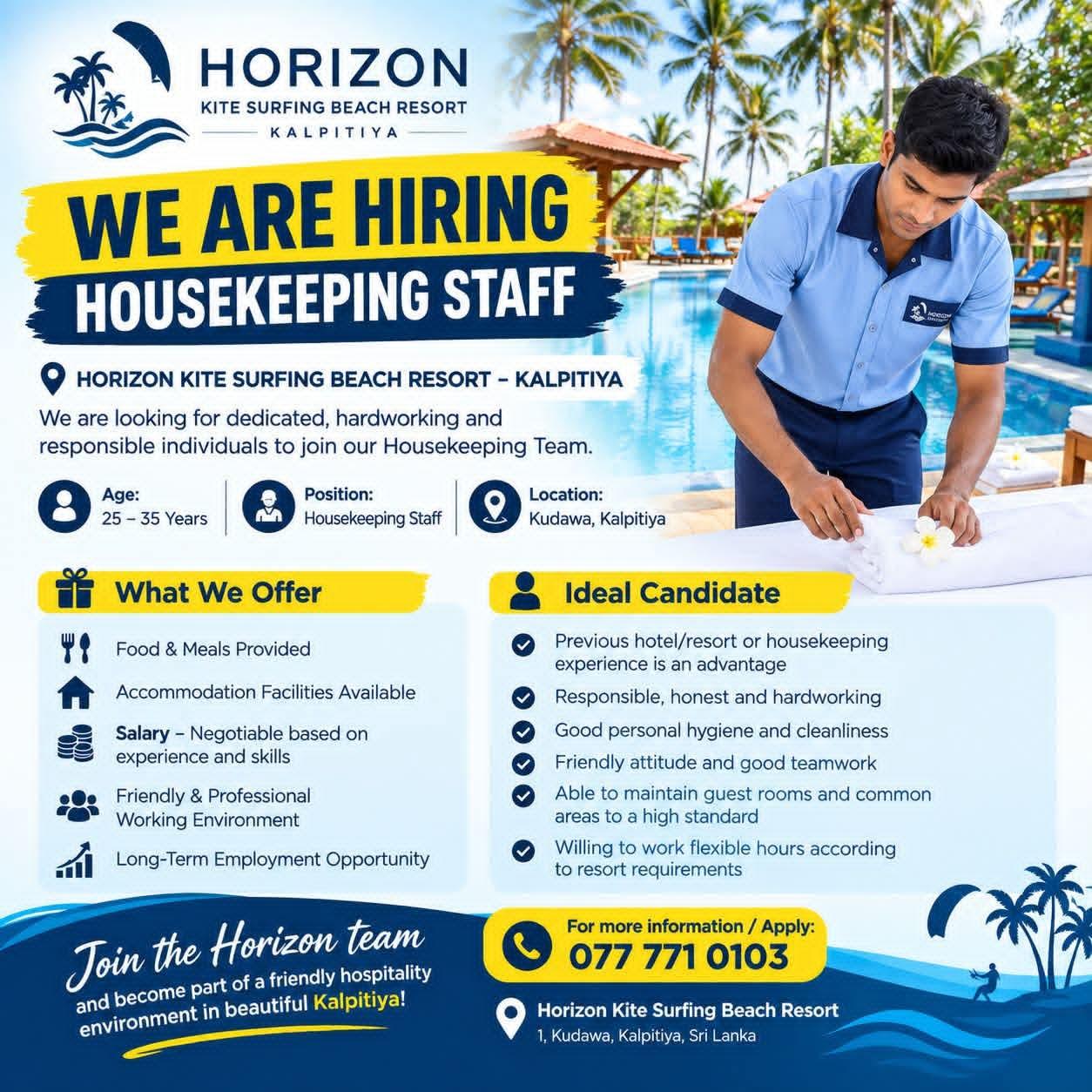 Housekeeping Staff — flyer