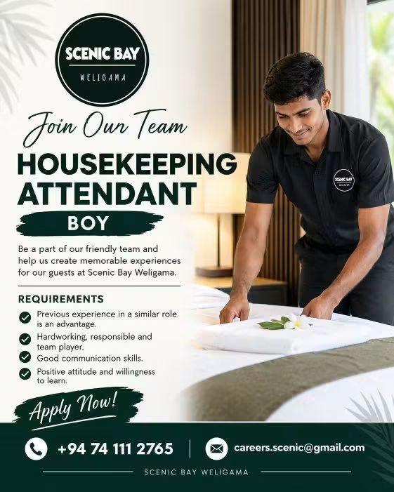 House keeping attendant  — flyer