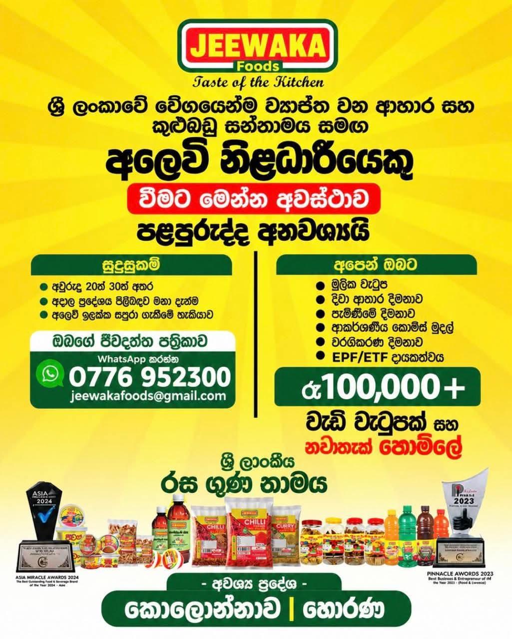 Sales officer — flyer