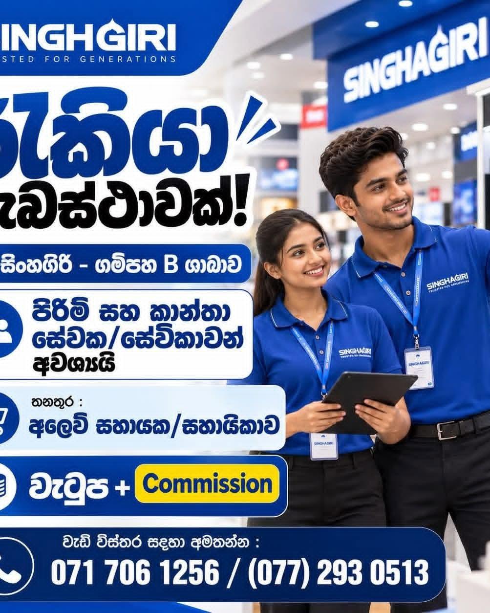 Sales Assistant — flyer